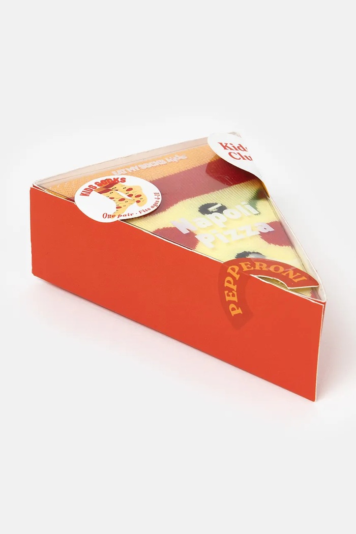 Detské ponožky Eat My Socks Napoli Pizza Kids viacfarebná EMSKIDPIZ