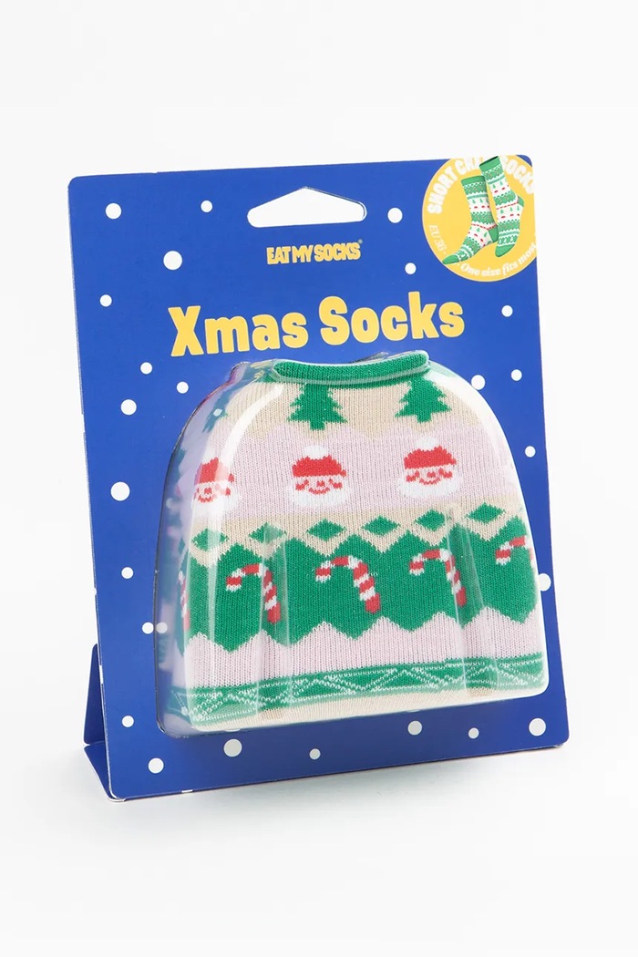 Ponožky Eat My Socks Trend Xmas Jumper viacfarebná EMSATXJU