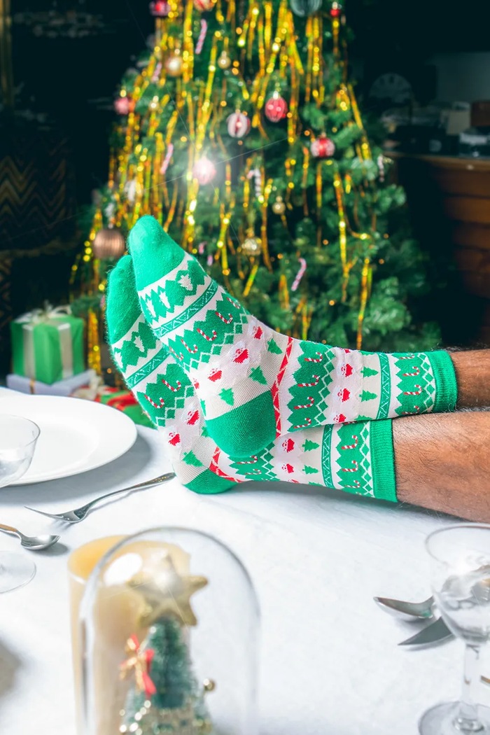 Ponožky Eat My Socks Trend Xmas Jumper EMSATXJU viacfarebná