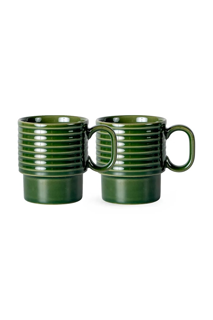 Sagaform set căni Coffee & More 300 ml 2-pack verde 5018370
