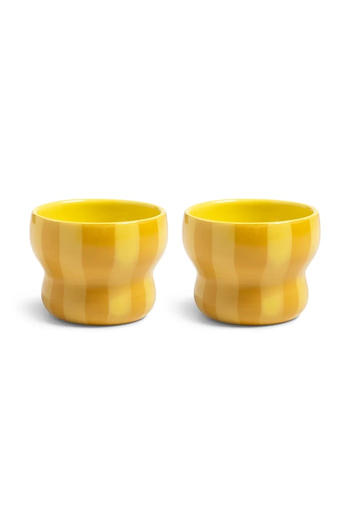 &k amsterdam zestaw kubków 200 ml 2-pack żółty 2845.02