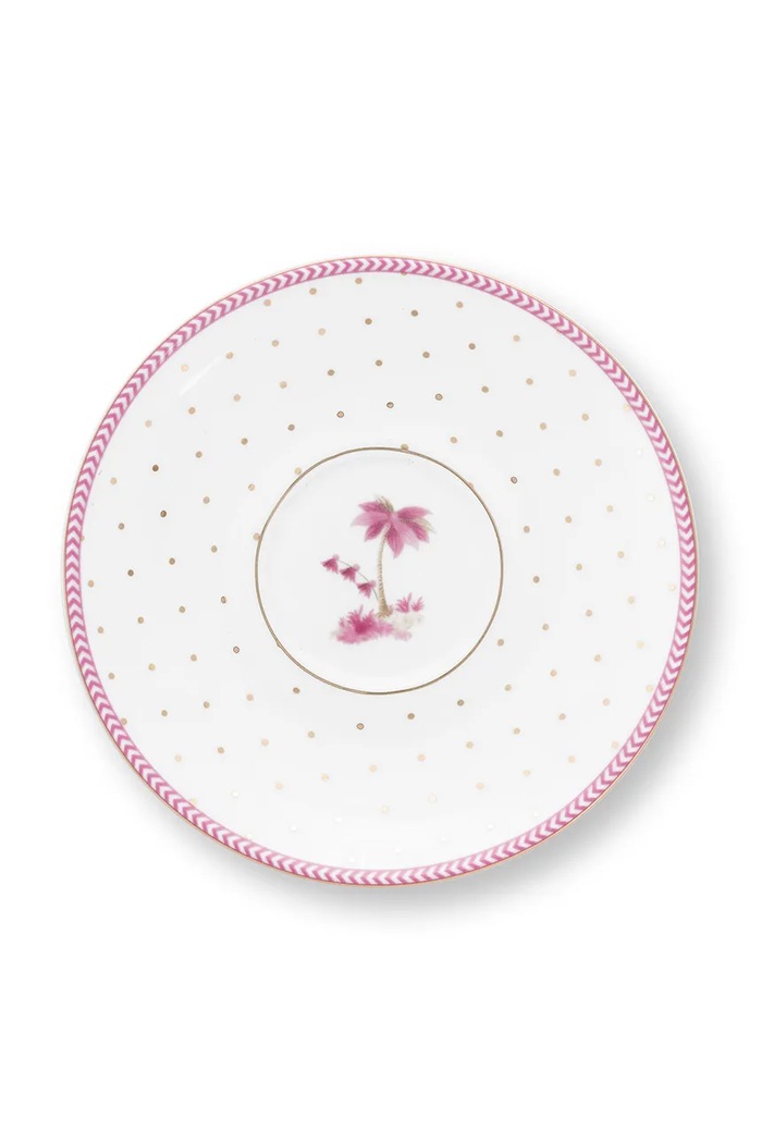 Skodelica s podstavkom Pip Studio Jolie Dot 120 ml pisana 51004205