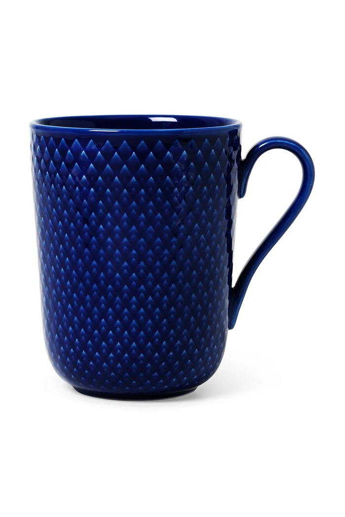 Lyngby Porcelæn Ceașcă Rhombe 330 ml bleumarin 201968