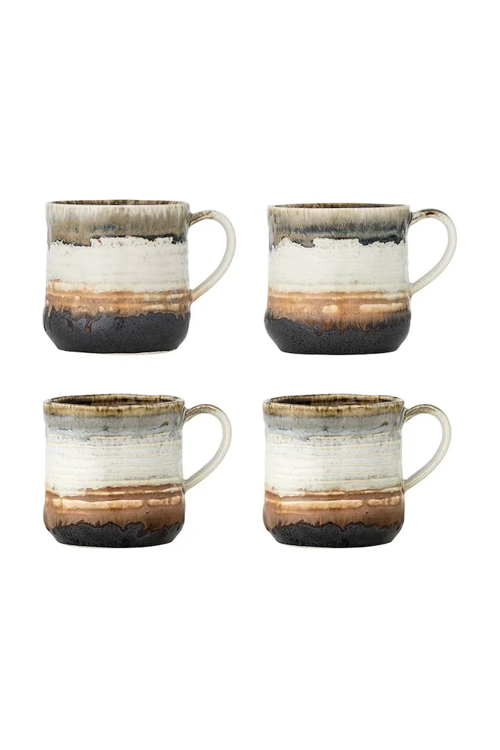 Bloomingville set căni Deana 380 ml 4-pack multicolor 82072423