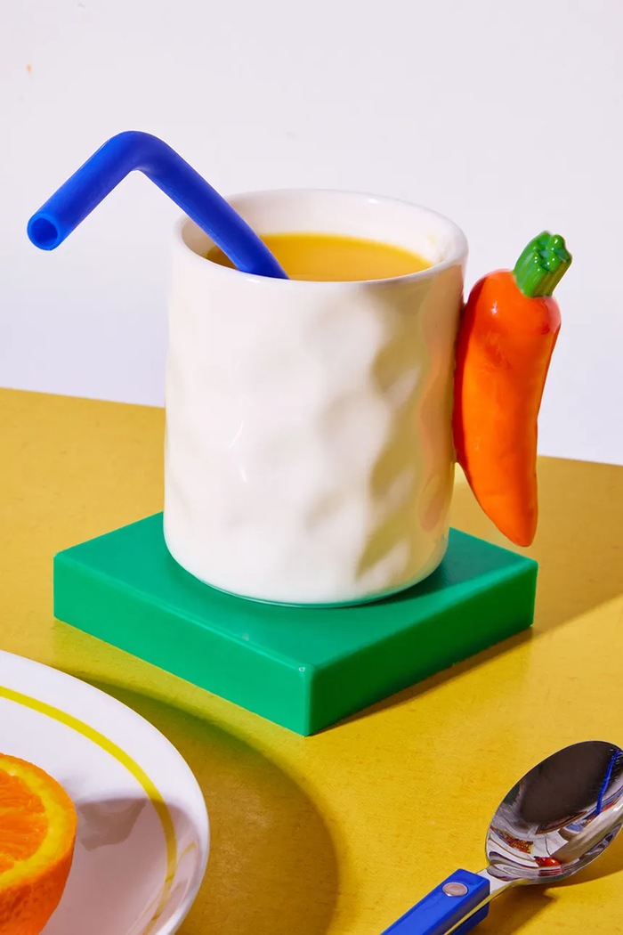 Fluid Market kubek 9 x 9 x 8 cm biały AAMUGCARROT