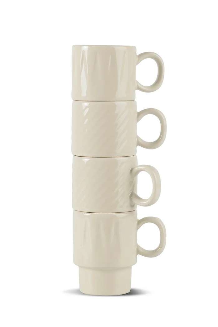 Sada pohárov Sagaform Coffee & More 100 ml 4-pak béžová 5018572