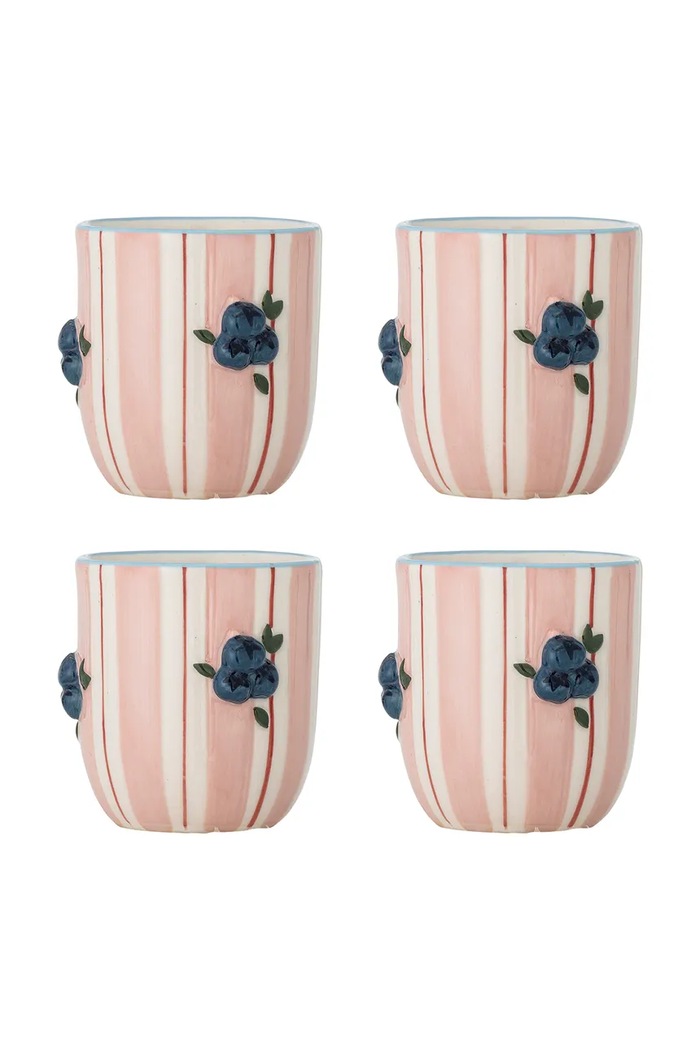 Set šalica Bloomingville Carry 235 ml 4-pack roza 82063199