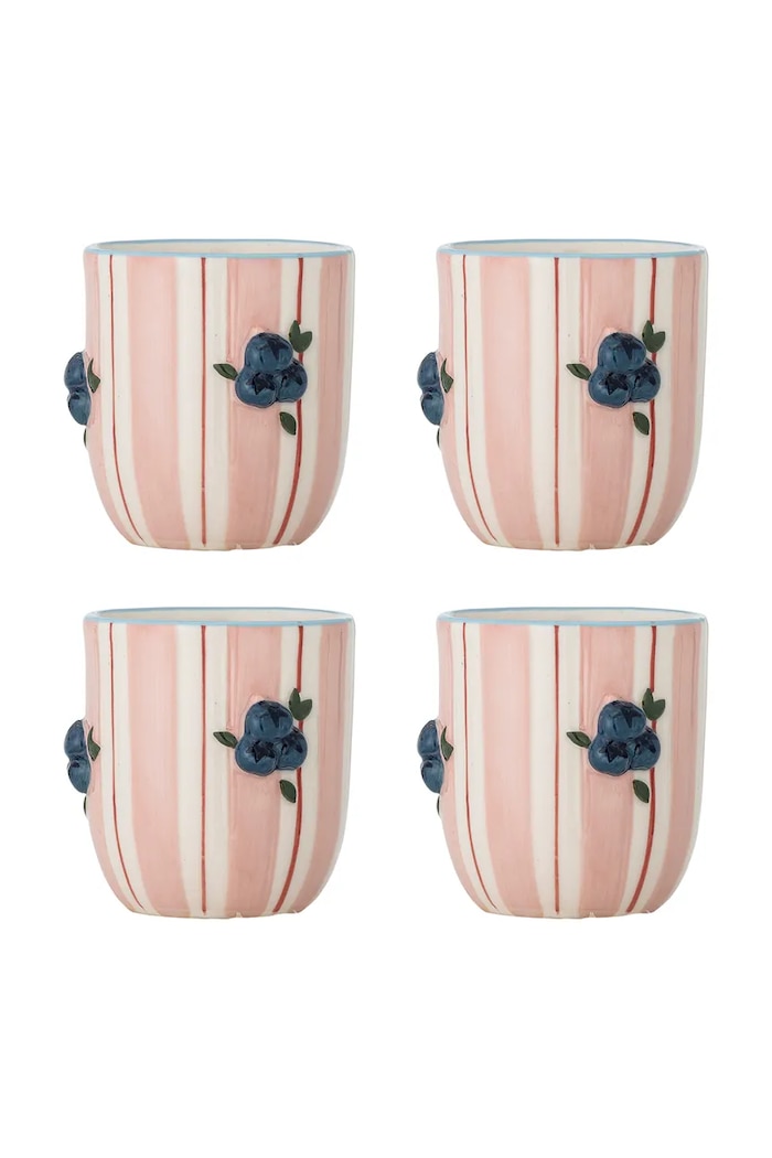 Set šalica Bloomingville Carry 235 ml 4-pack roza 82063199