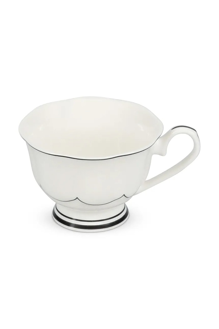 S|P Collection set šalica za kavu s tanjurićem od glaziranog poculana 190 ml 856236 bijela AA00