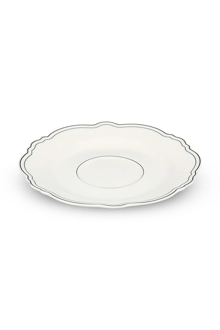 Kuhinja i bar S|P Collection set šalica za kavu s tanjurićem od glaziranog poculana 190 ml 856236 bijela