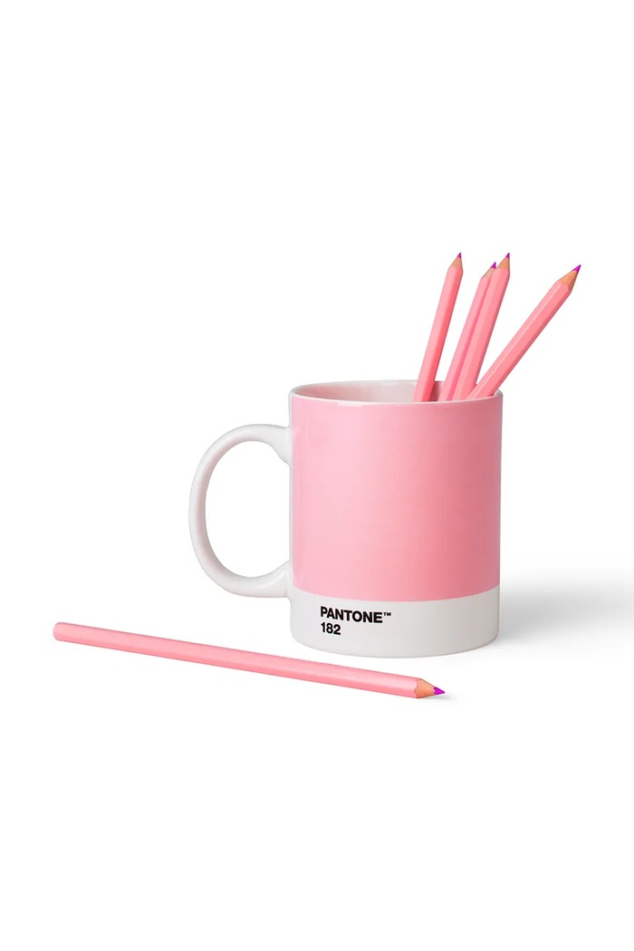 Pantone lonček iz porcelana 375 ml 101030182 roza AA00