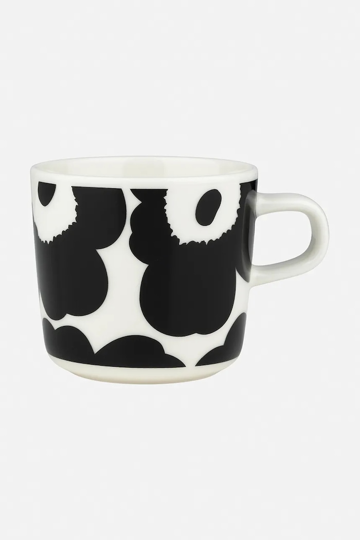 Marimekko lonček iz keramike 200 ml črna 075541.190