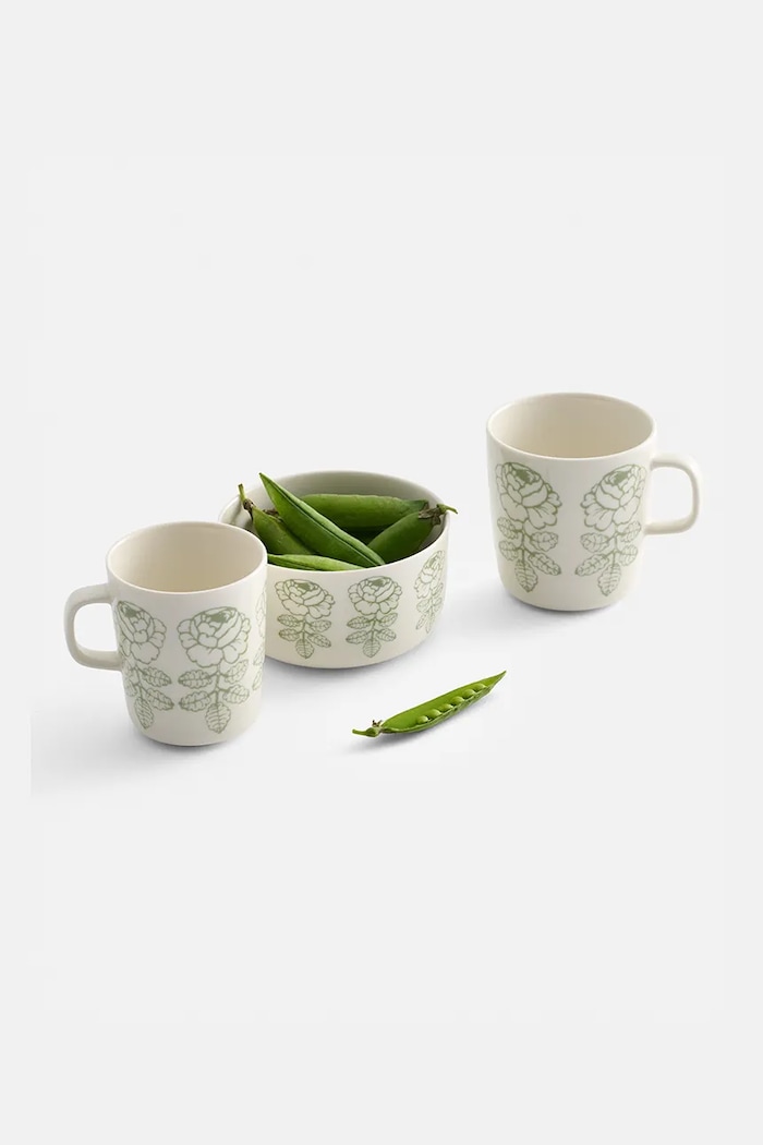 Marimekko lonček iz kamenine 400 ml 075725.160 bela AA00
