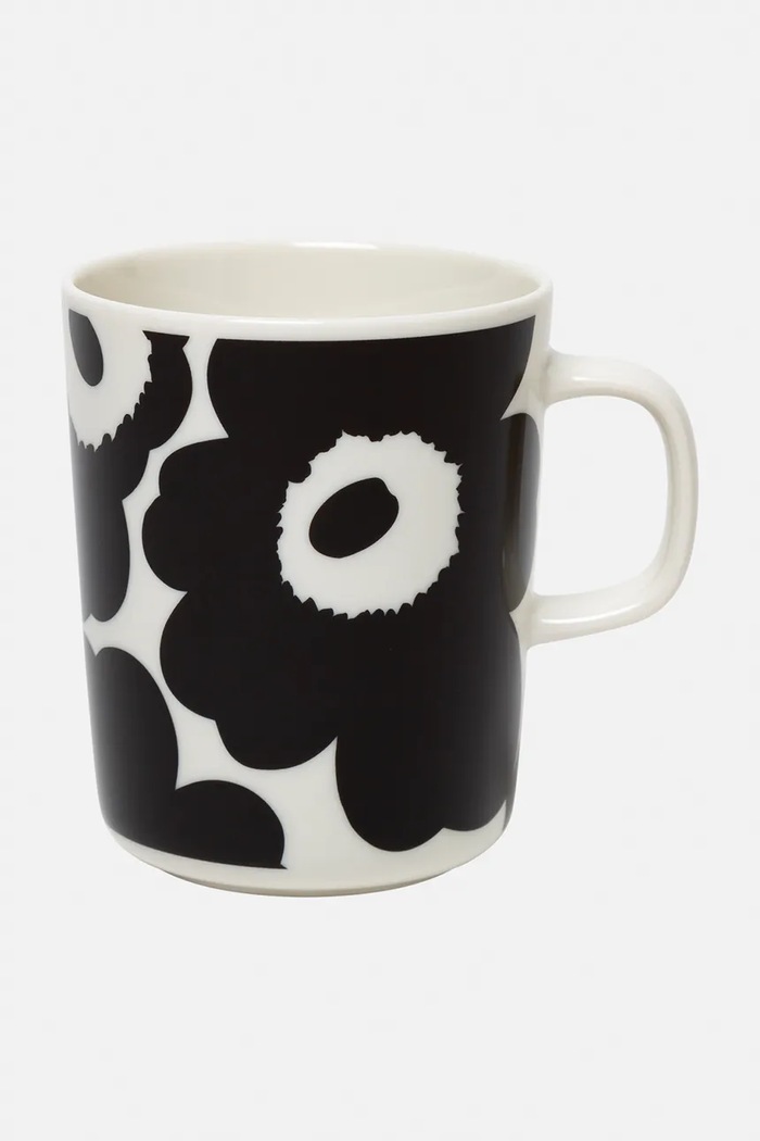 Marimekko lonček iz kamenine 250 ml črna 070741.190
