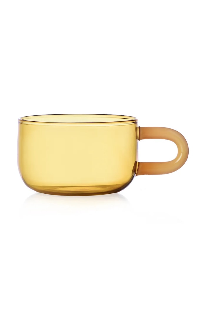 Ichendorf Milano Filiżanka ze szkła borokrzemianowego Coffee&T 400 ml żółty 9359145