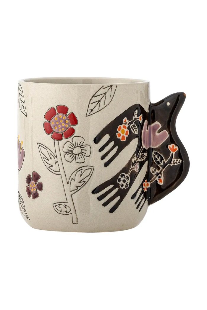 Bloomingville Zestaw kubków z kamionki 8,5 x 9,5 cm 82073094 multicolor AA00