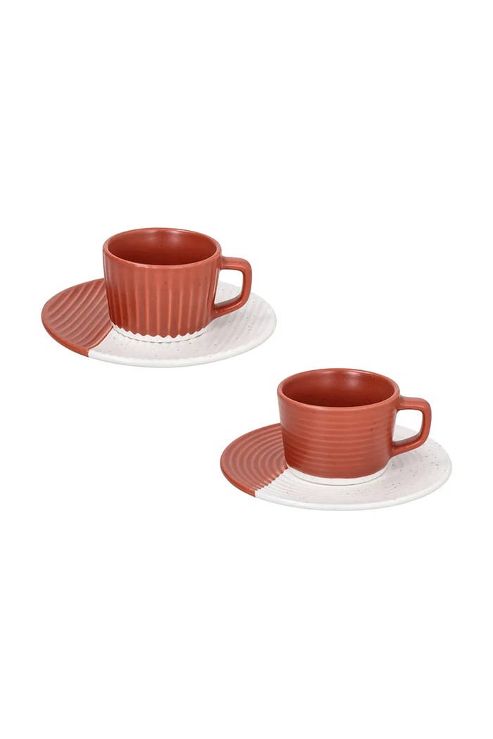 Tognana set de cești pentru cafea din porțelan 90 ml rosu NL685132898A