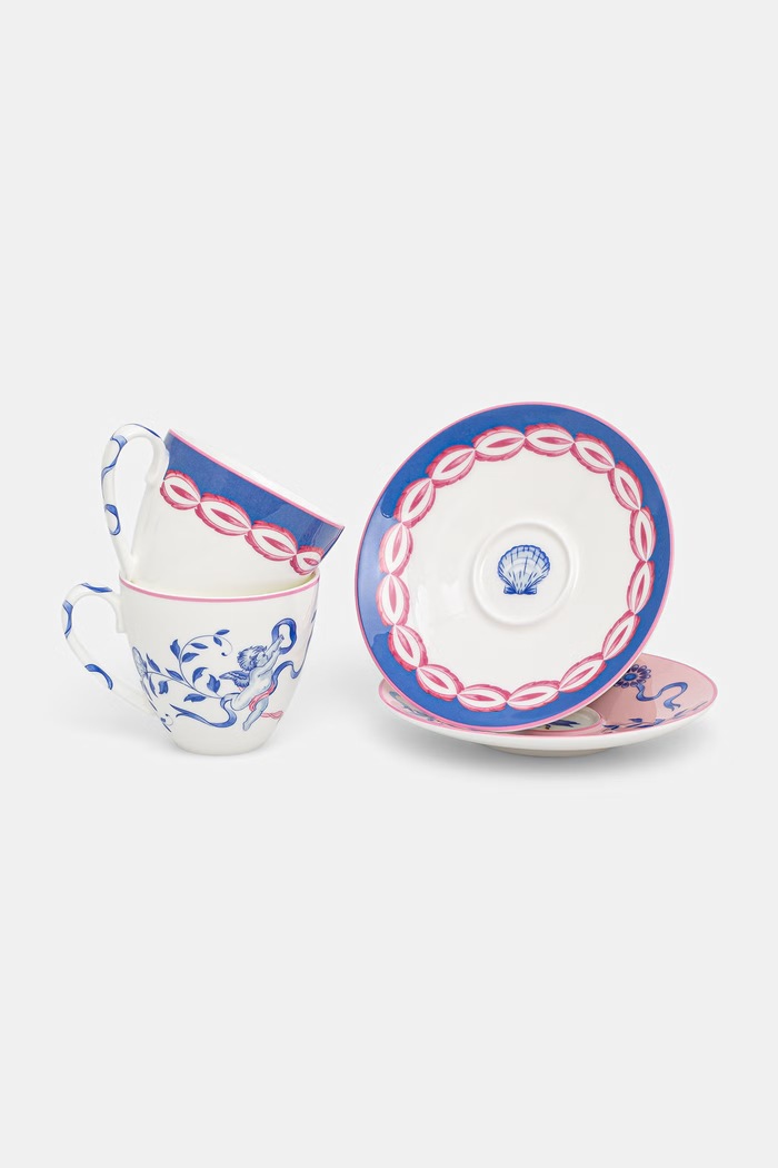 Palais Royal šálka na kávu vyrobená z porcelánu 100 ml 1038598 viacfarebná AA00