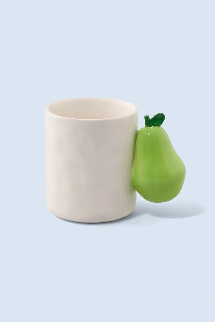 Fluid Market κούπα από κεραμικό 9 x12 x 8 cm λευκό AAMUGPEAR