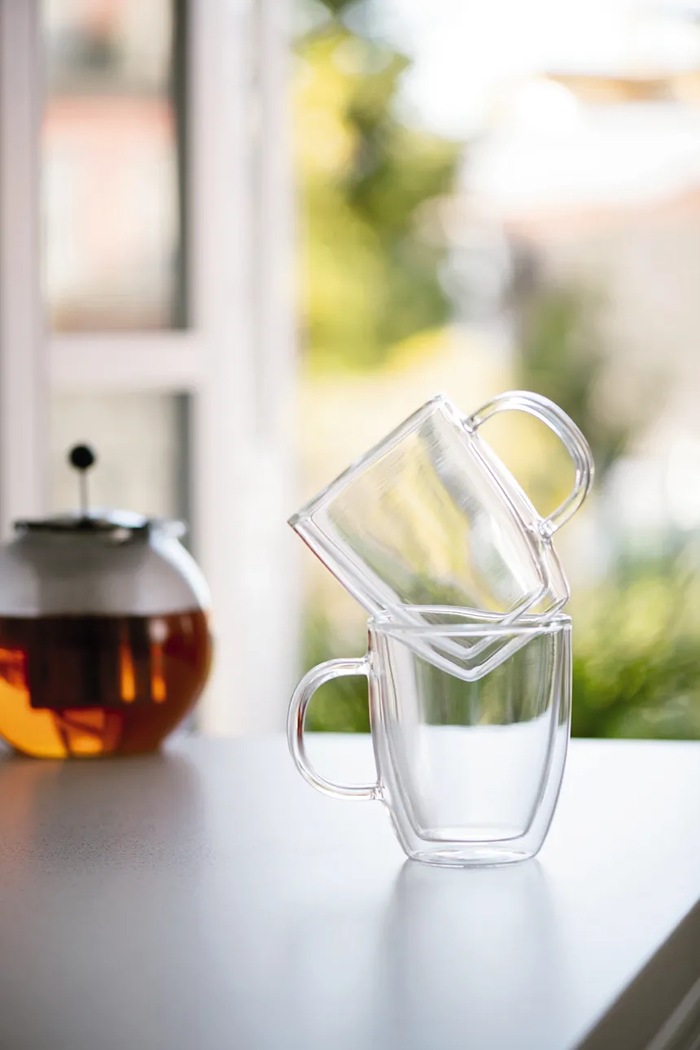 Kuchnia i bar Bodum zestaw kubków ze szkła borokrzemianowego 0,45 l 10606.10 transparentny