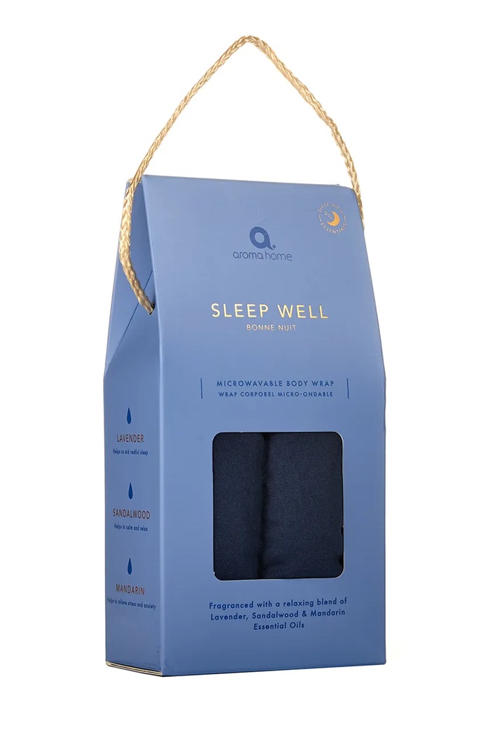 Aroma Home borsa dell' acqua calda Sleep Well Body Wrap AH0181BL blu navy AA00