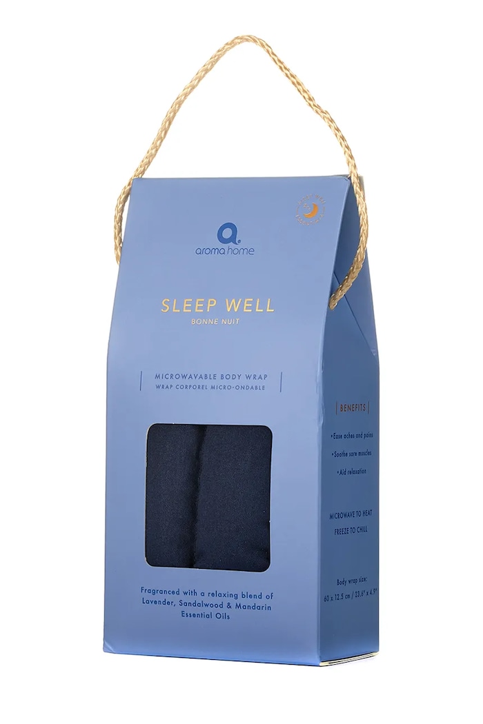 Lifestyle Aroma Home borsa dell' acqua calda Sleep Well Body Wrap AH0181BL blu navy