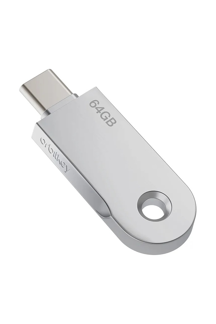 Orbitkey pendrive usb 64 GB 4,5 cm szary A643.SLV.106
