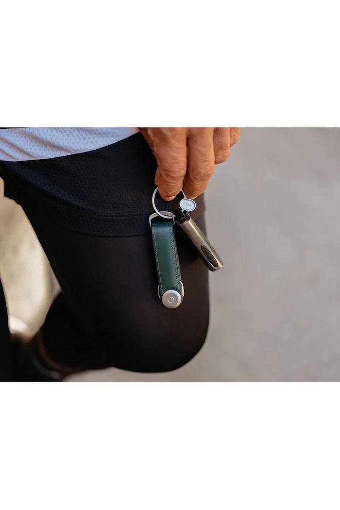 Kľúčenka Orbitkey Hybrid Leather 8,5 cm KHL3.PGN.111 zelená