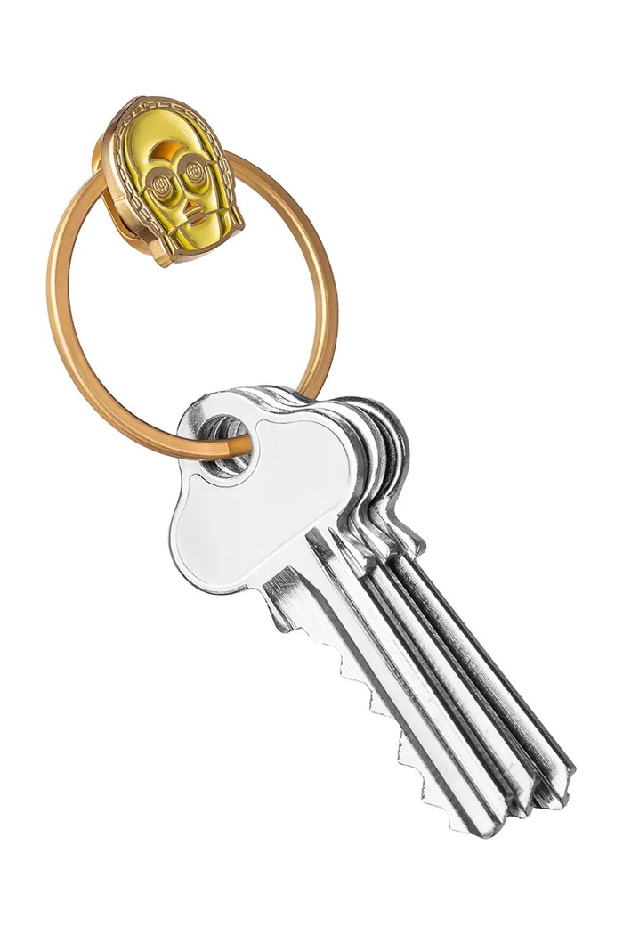 Orbitkey breloc Ring v2 x Star Wars™ 3 cm PRN2.C3P.505 galben AA00