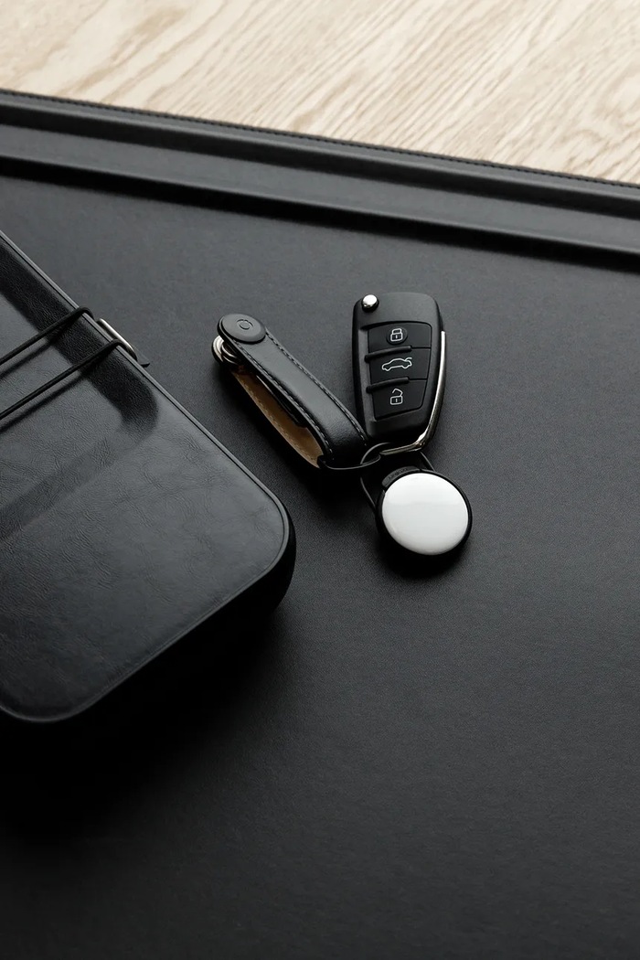 Orbitkey brelok na klucze Slim Case for AirTag 12,5 cm. TACA.BLK.104