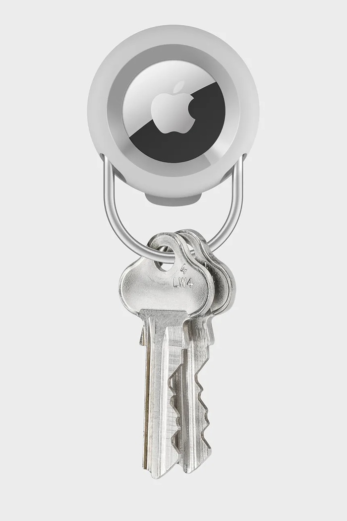Dodatki Obesek za ključe Orbitkey Slim Case for AirTag 5 x 3,5 cm TACA.GGR.104 siva