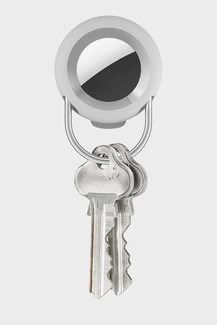Obesek za ključe Orbitkey Slim Case for AirTag 5 x 3,5 cm siva TACA.GGR.104