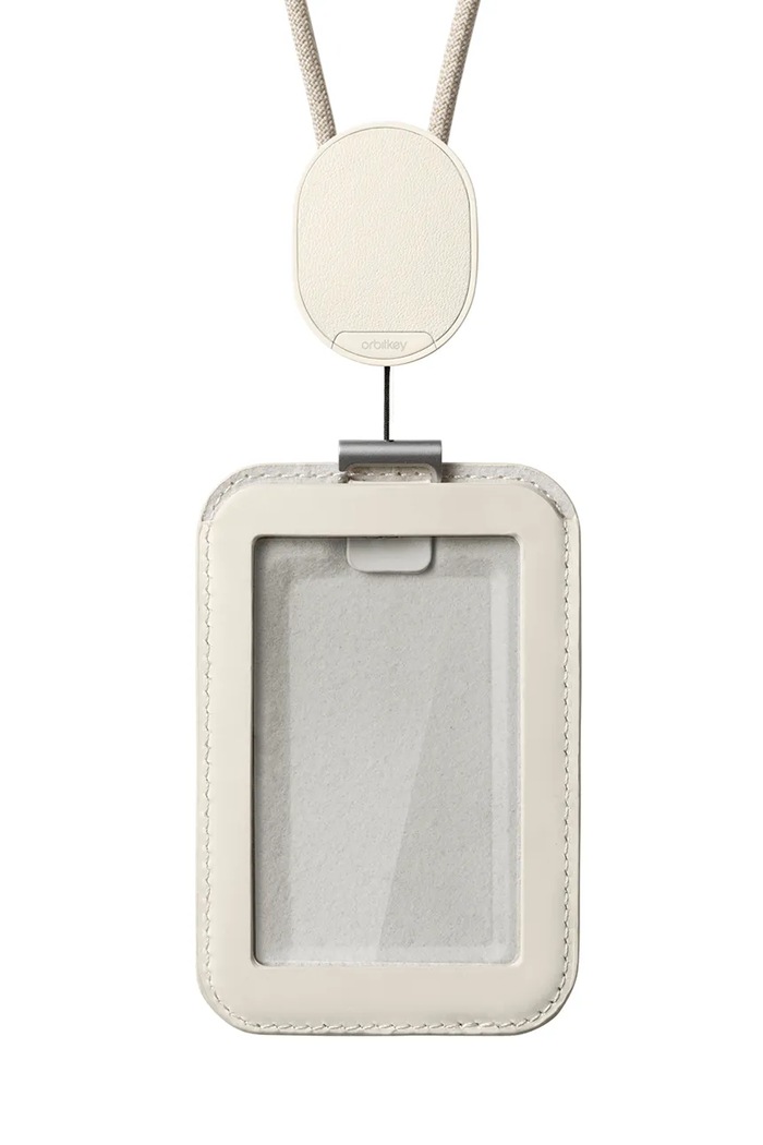 Orbitkey suport pentru carte de identitate cu șnur Card Holder Pro 56 x 7 x 0,9 cm bej WCPA.STO.202