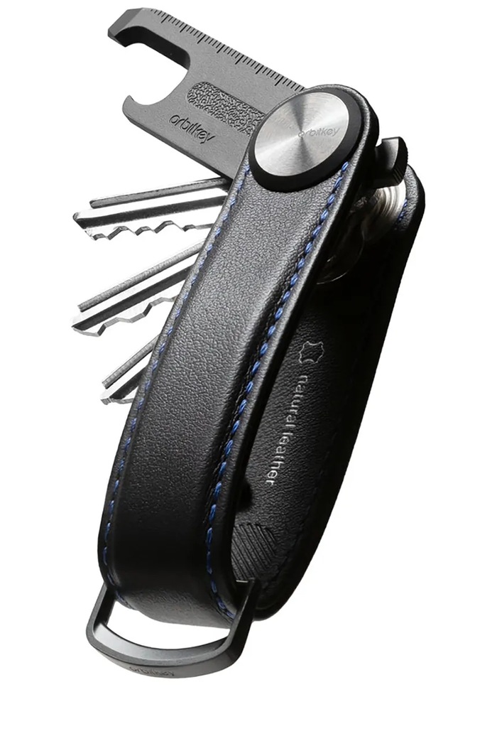 Življenjski slog Darilni komplet: organizator za ključe in večnamensko orodje Orbitkey Pro GPR1.BLU.201 črna