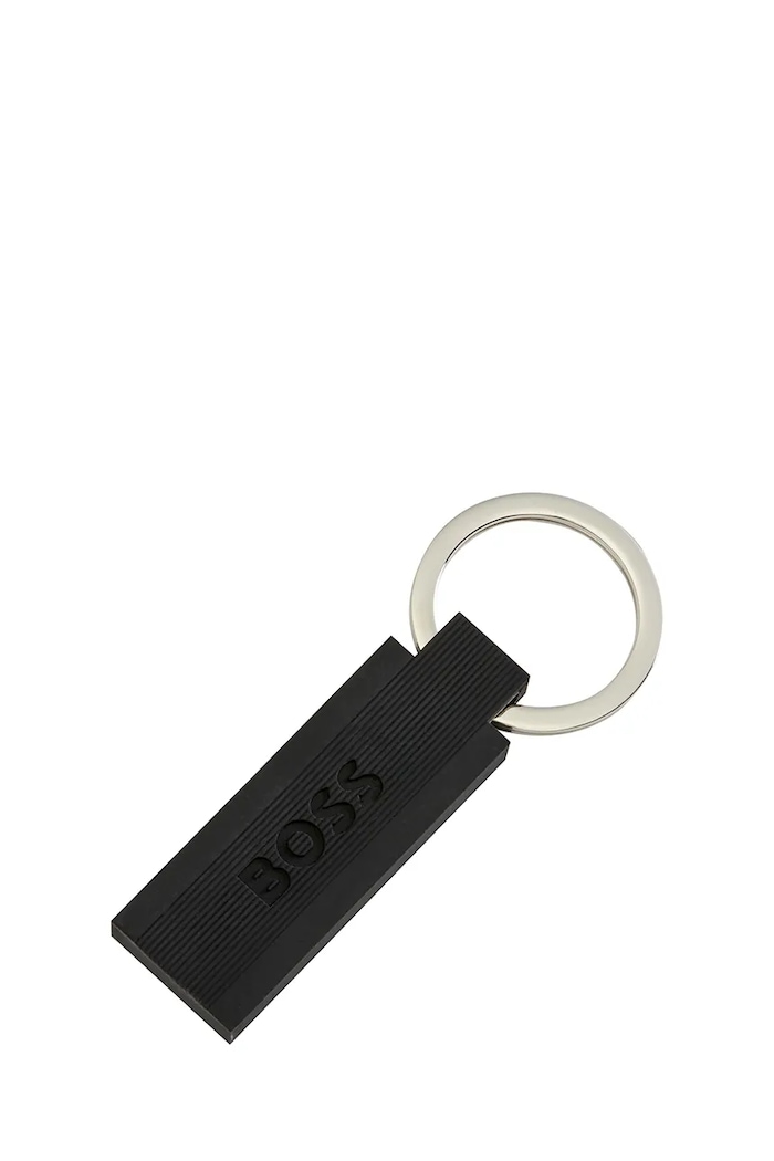 BOSS breloc Edge Iconic Black negru HAK421A