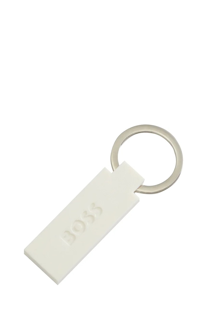 Kľúčenka BOSS Edge Iconic White biela HAK421W
