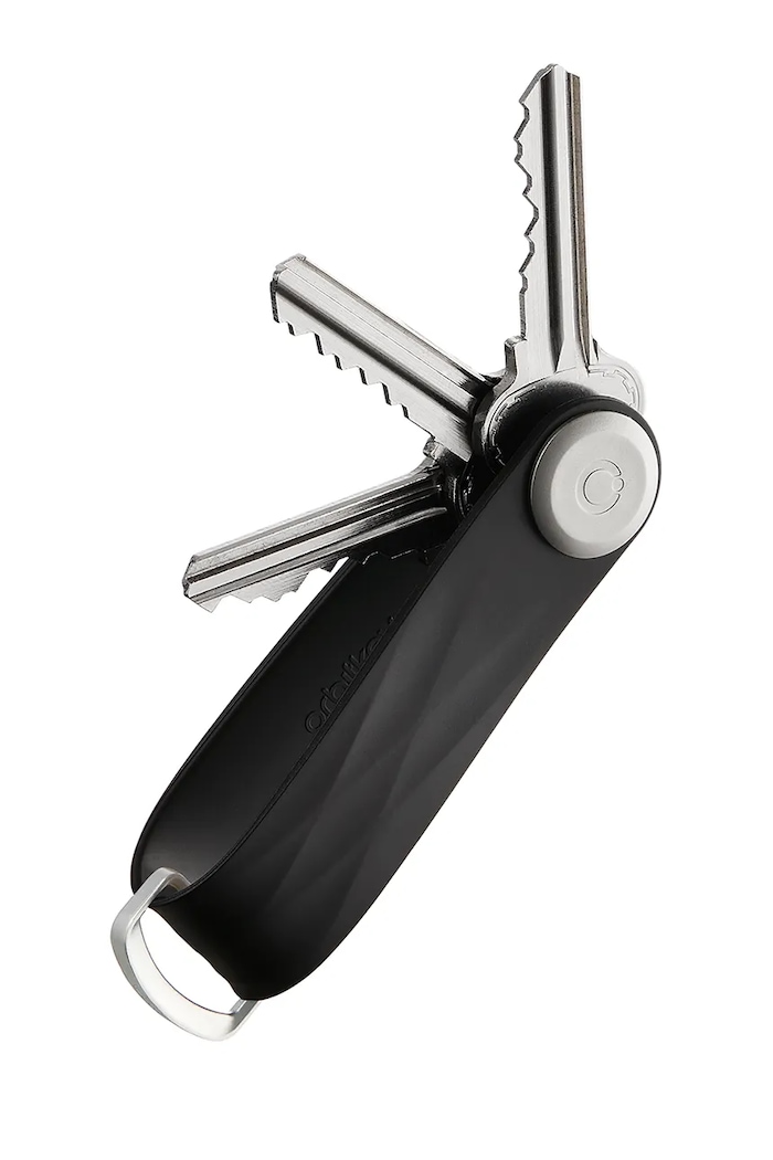 Θήκη για κλειδιά Orbitkey Active 8,5 cm μαύρο KAT3.BLK.103