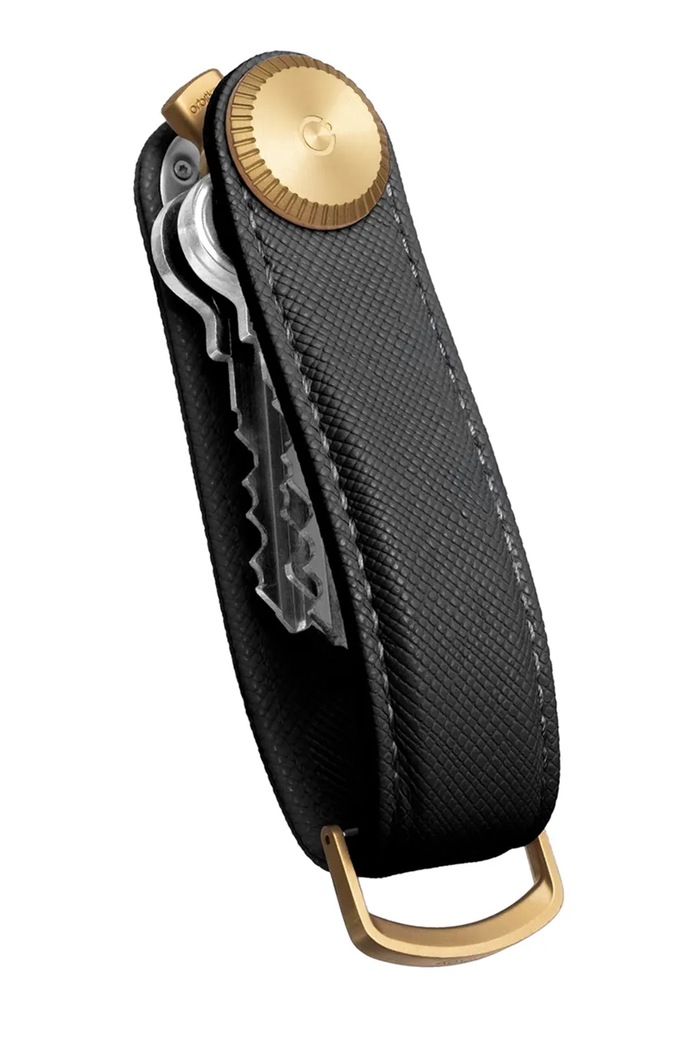 Življenjski slog Etui za ključe Orbitkey Pro Leather 9,3 cm KPR1.LIQ.113 črna