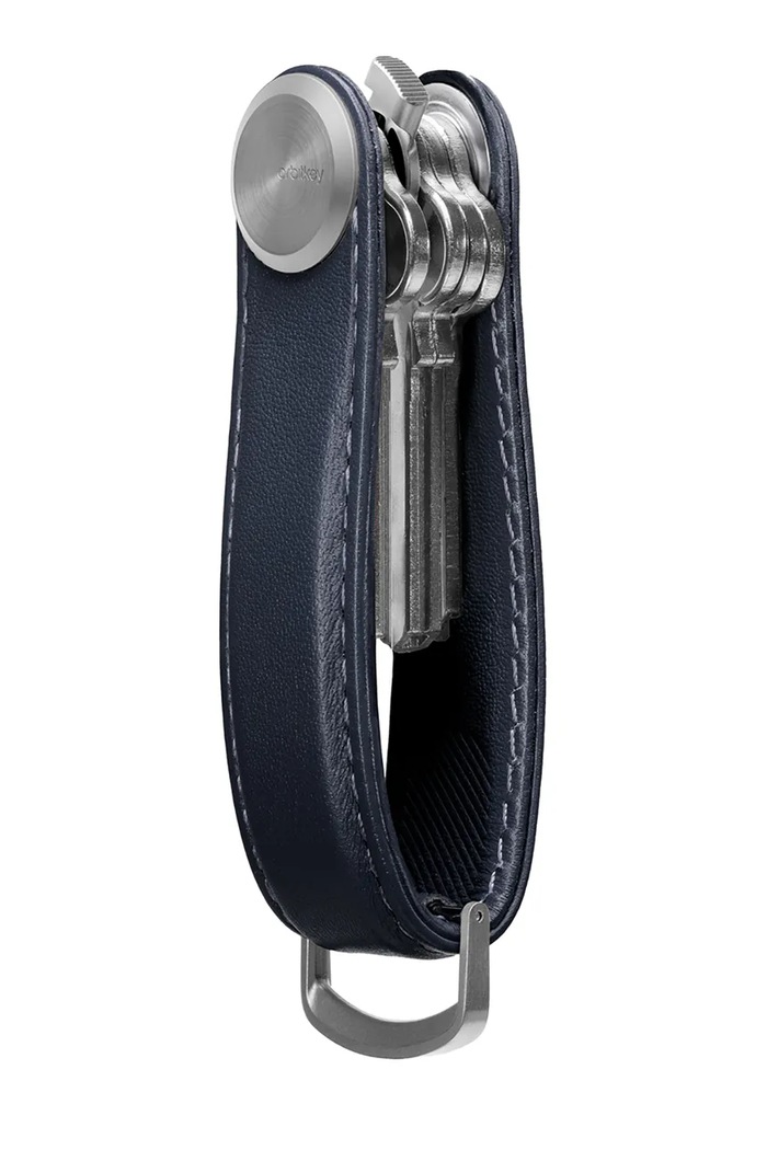 Kľúčenka Orbitkey Pro Leather 9,3 cm KPR1.SPH.101 tmavomodrá AA00