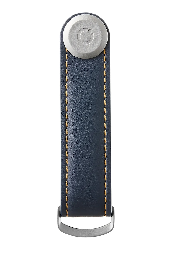 Orbitkey husă pentru chei Leather 8,5 cm LTHO.2.NVTN albastru AA00