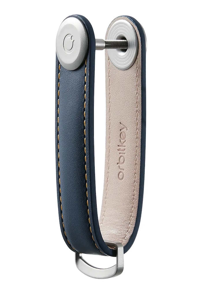 Lifestyle Orbitkey husă pentru chei Leather 8,5 cm LTHO.2.NVTN albastru
