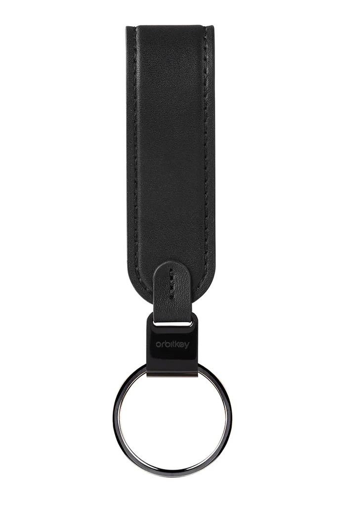 Orbitkey breloc de piele negru PLK1.BLK.101