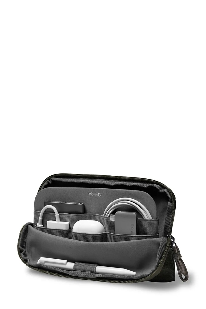 Potovalni pisarniški organizator Orbitkey Desk Pouch 22 x 12 x 5 cm zelena WDP1.OLV.109