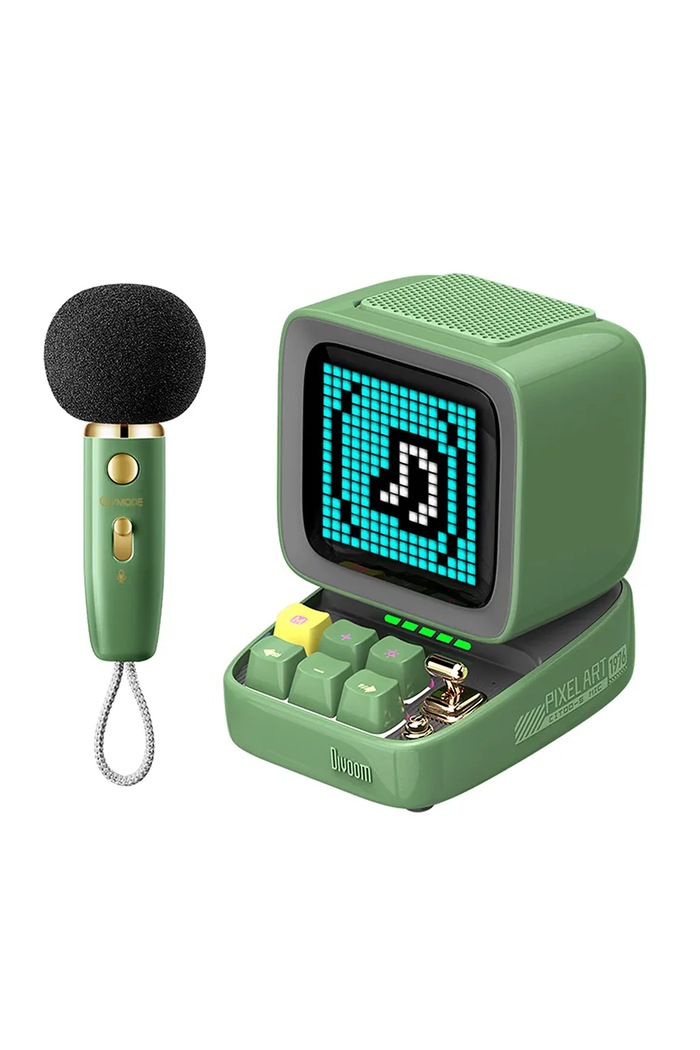 Divoom difuzor wireless și microfon Ditoo-5M 12,5 cm verde 6958444604350