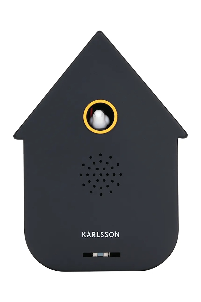 Karlsson difuzor cu sunete Modern Cuckoo 11,5 x 7,5 cm negru KA6095BK