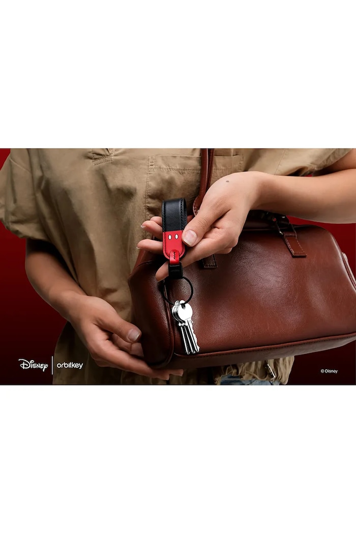 Orbitkey obesek za ključe iz nerjavečega jekla Mickey Mouse ELK1.MKM.509 pisana