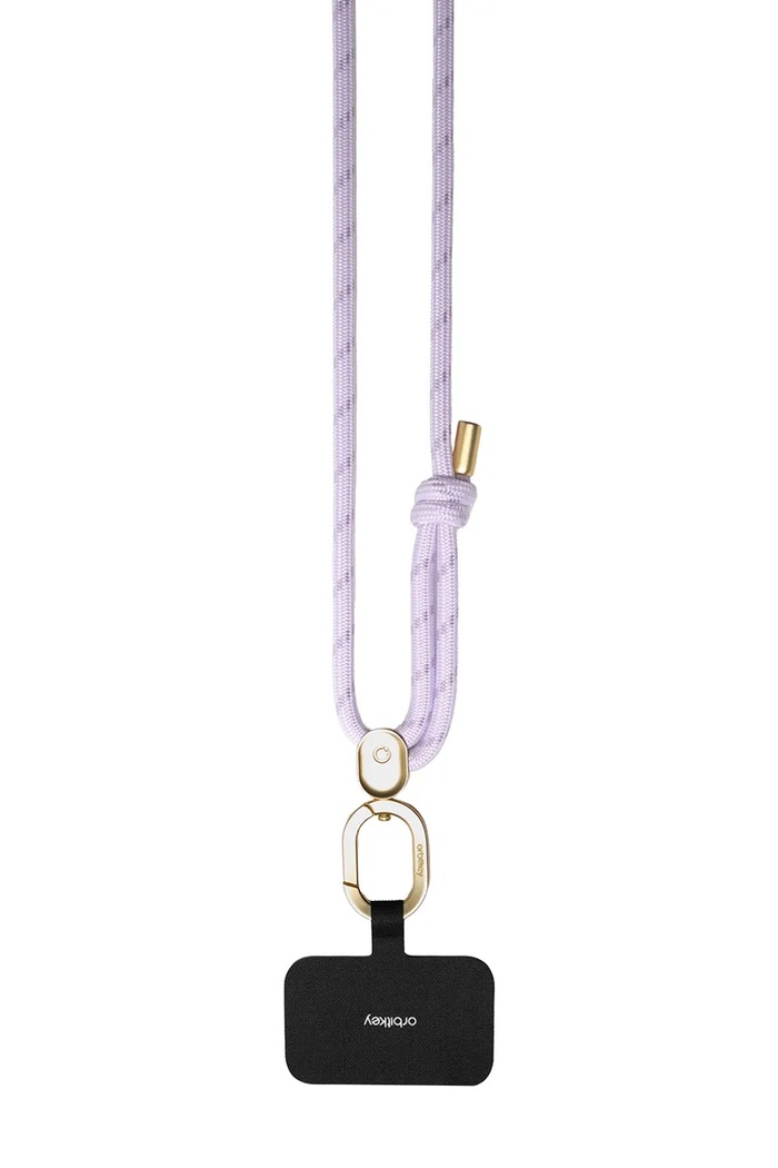 Orbitkey remienok na telefón z textilného materiálu fialová EPS1.LIL.111