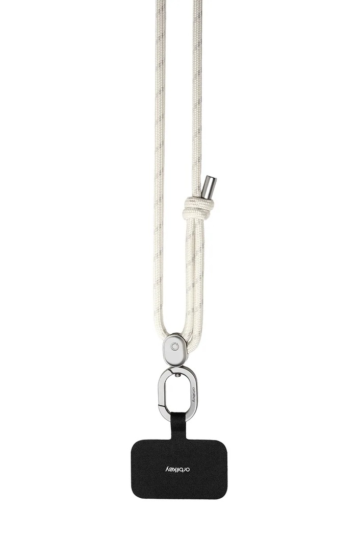 Orbitkey remienok na telefón z textilného materiálu sivá EPS1.STO.111