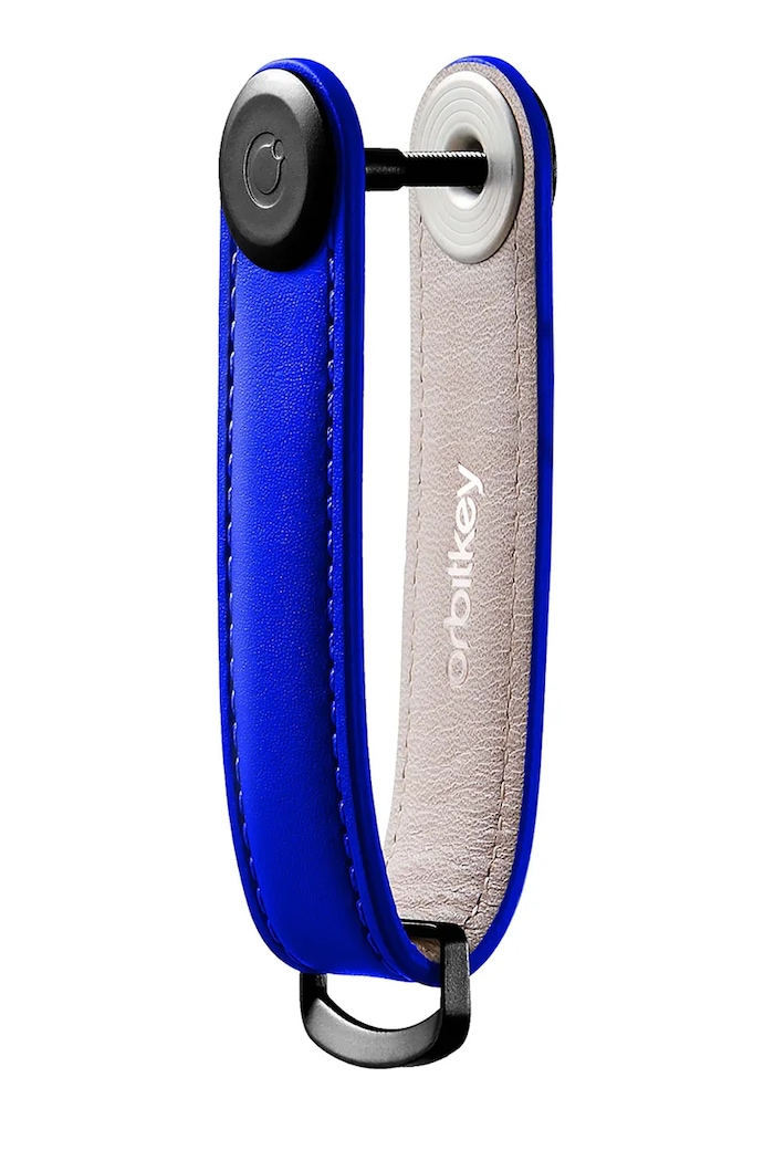 Lifestyle Kožený obal na klíče Orbitkey Leather 8,6 x 2,2 cm KLT2.UTM.101 modrá