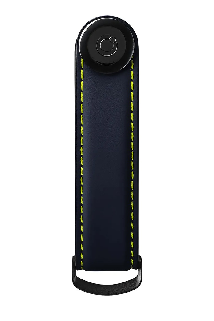 Kožený obal na klíče Orbitkey Matte Leather 8,6 x 2,2 cm KML2.CYB.101 modrá AA00